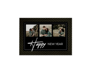 Happy New Year-Panorama-Grußkarte