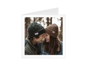 Simple Border-Quadratische Klappkarte