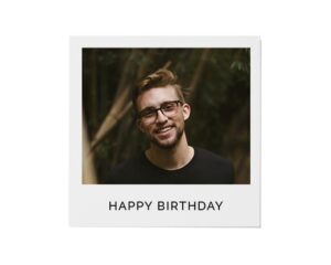 Simple Frame-Quadratische Karte