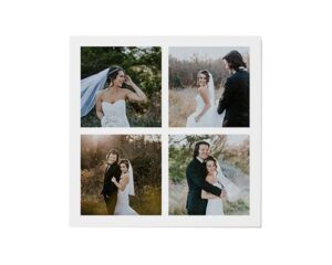 Simple Collage-Quadratische Karte