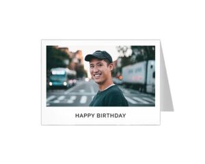 Simple Frame-Panorama-Klappkarte