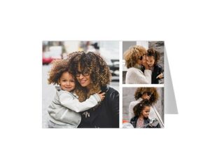 Simple Collage-Panorama-Klappkarte