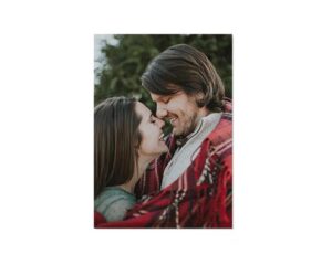 Simple Photo-Porträtkarte