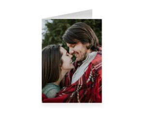 Simple Photo-Klappkarte im Hochformat
