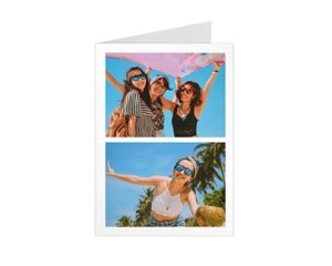 Simple Collage-Klappkarte im Hochformat